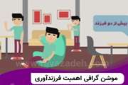  موشن گرافی اهمیت فرزند آوری